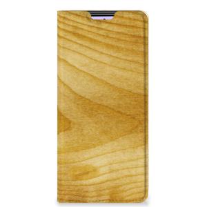 Xiaomi Redmi Note 10 Pro Book Wallet Case Licht Hout