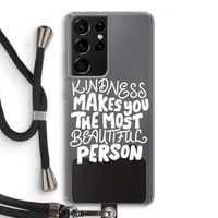 The prettiest: Samsung Galaxy S21 Ultra Transparant Hoesje met koord