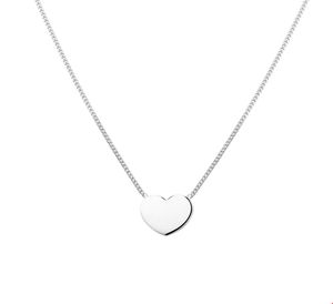 Ketting Hart zilver 1 mm 41-46 cm