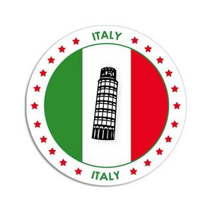 25x Bierviltjes Italie thema print   -