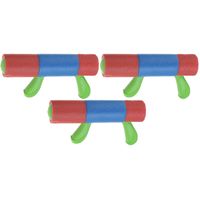 3x Waterpistool/waterpistolen van foam 30 cm met handvat