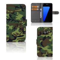 Samsung Galaxy S7 Edge | Telefoon Hoesje | Army Dark