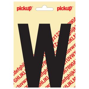 Plakletter Nobel 120mm zwart W