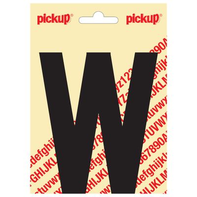 Plakletter Nobel 120mm zwart W