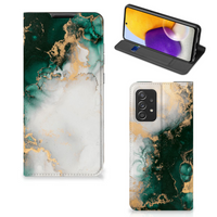 Standcase voor Samsung Galaxy A72 (5G/4G) Marmer Groen - thumbnail