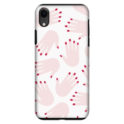 Hands pink: iPhone XR Tough Case