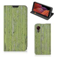 Samsung Galaxy Xcover 5 Book | Wallet Case | Green Wood