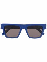 Saint Laurent Eyewear lunettes de soleil à monture oversize - Bleu