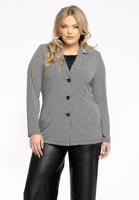 Yoek Korte blazer | Zwart | Maat 50/52