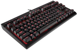 Corsair Gaming K63 Mechanisch Gaming Toetsenbord - Rood Licht - Zwart