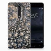 Nokia 5 | TPU Hoesje | Krokodillenprint