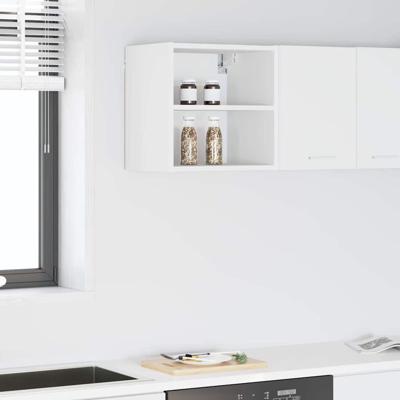 Hangkast met plank Riga Wit 40 x 29,5 x 40 cm Bewerkt hout