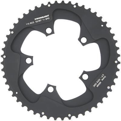 STRONGLIGHT Chain ring strongl. "ct2" f.red 22/force 22, 52t.