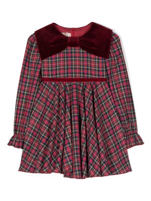 La Stupenderia Jurk met tartan ruit - Rood