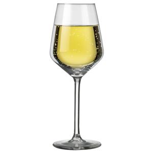 Royal Leerdam Wijnglazen Carre - 6x stuks - witte wijn - 370 ml - glas - 37 cl