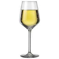 Royal Leerdam Wijnglazen Carre - 6x stuks - witte wijn - 370 ml - glas - 37 cl