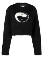 ROTATE BIRGER CHRISTENSEN pull en maille intarsia - Noir - thumbnail