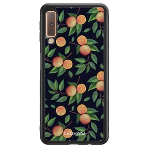 Samsung Galaxy A7 2018 hoesje - Orange lemonade