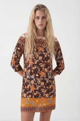 Korte boho-jurk - BLACK - 36