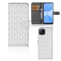 OPPO A73 5G | Telefoon Hoesje | Stripes Dots | Portemonnee hoesje OPPO A73 5G | Telefoon Hoesje | Stripes Dots | Portemonnee hoesje