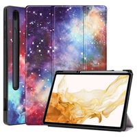 Tri-Fold Series Samsung Galaxy Tab S7+/S8+ Folio Case - Galaxy - thumbnail