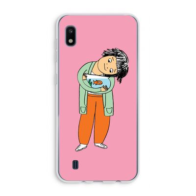 Visknuffel: Samsung Galaxy A10 Transparant Hoesje