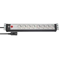 Brennenstuhl 1156057128 Stekkerdoos 19 inch Zwart 1 stuk(s)
