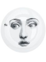 Fornasetti assiette décorative à visage imprimé - Blanc - thumbnail