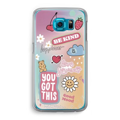 Positivity: Samsung Galaxy S6 Transparant Hoesje