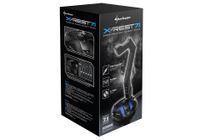 Sharkoon X-Rest 7.1 Actieve houder Hoofdtelefoons, Headset Zwart - thumbnail