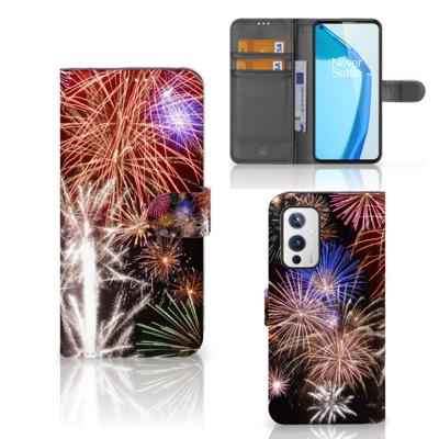 OnePlus 9 | Wallet Case | met Pasjes | Vuurwerk