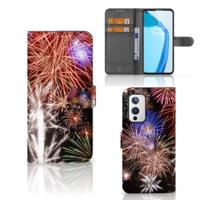 OnePlus 9 | Wallet Case | met Pasjes | Vuurwerk