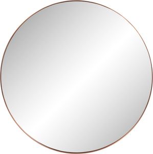 Ben Mimas ronde spiegel Ø80cm geborsteld koper