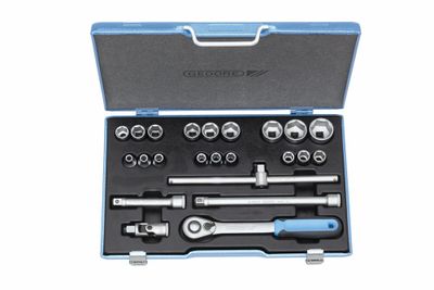 Gedore dopsleutelset 1/2 inch 8-32mm (23-dlg)