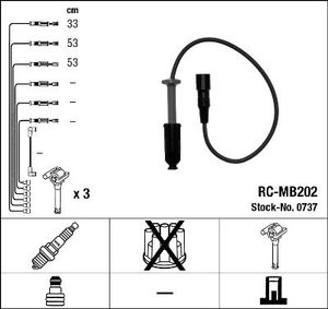 Bougiekabelset RCMB202