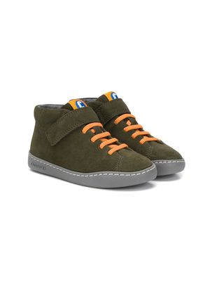 Camper Kids baskets montantes à fermeture scratch - Vert