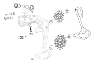 SRAM Inner cage xx1 eagle 52t