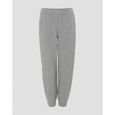 Opus - Grijs | Dames | Broek | Grijs | 38 | regular | Kamst mode