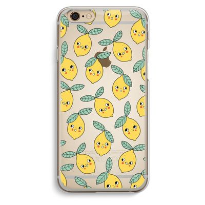 Citroenen: iPhone 6 / 6S Transparant Hoesje