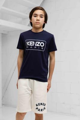 Kenzo Logo T-Shirt Kids Donkerblauw - Maat 9/10 jaar - Kleur: Donkerblauw | Soccerfanshop