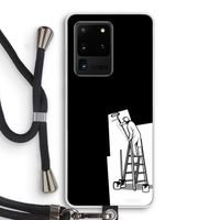 Musketon Painter: Samsung Galaxy S20 Ultra Transparant Hoesje met koord