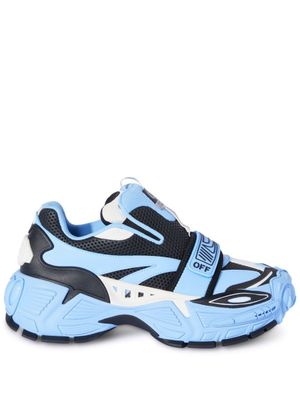Off-White baskets Glove à design sans lacets - Bleu