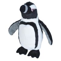 Gekleurde pinguins knuffels 35 cm knuffeldieren   -