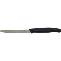 Victorinox 6.7833.6 Victorinox Swiss Classic, tomaat mes, zwart, 6 stuks Zwart