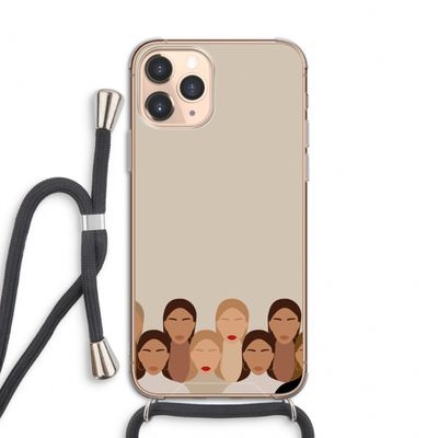 Girls girls girls: iPhone 11 Pro Transparant Hoesje met koord