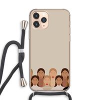 Girls girls girls: iPhone 11 Pro Transparant Hoesje met koord