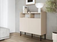 Dressoir JULIE 2 deuren acacia/kasjmier
