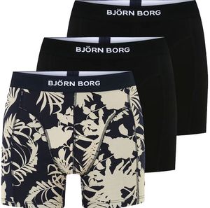 Bjorn Borg Boxershorts 3-pack premium cotton zwart print