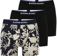 Bjorn Borg Boxershorts 3-pack premium cotton zwart print