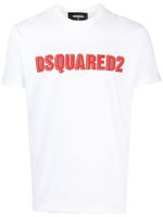 DSQUARED2 t-shirt en coton à logo imprimé - Blanc - thumbnail